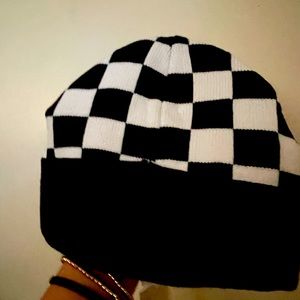 urban outfitters Checker board Beanie.